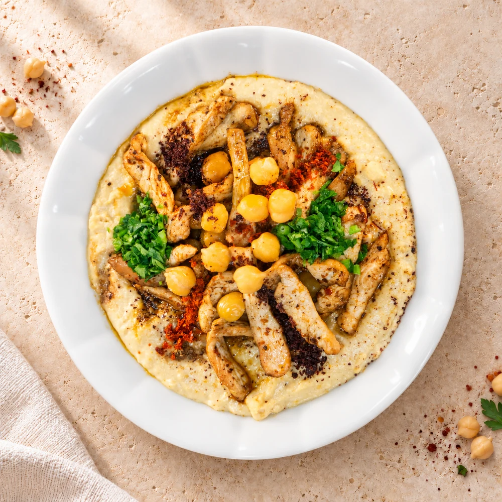 Tavuklu Humus