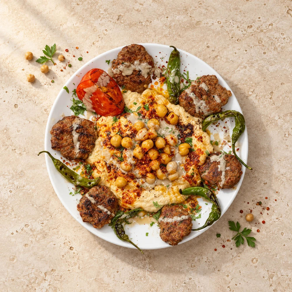 Köfteli Humus